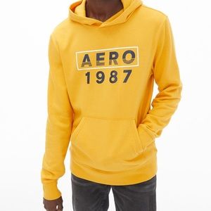 Aéropostale 1987 Box Logo Pullover Hoodie